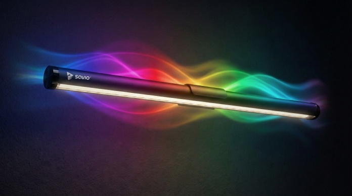 podświetlenie RGB 7 kolorów i 8 efektów SAVIO LB-01
